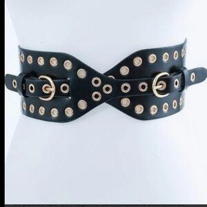 Black and Gold Women's Belt
